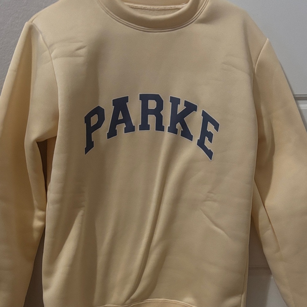 Parker Women's Cream Crewneck Sweater